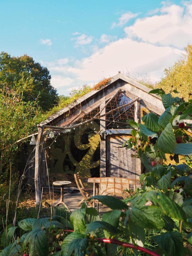 Ecolodge La Belle Verte Saint-M'herve Ngoại thất bức ảnh